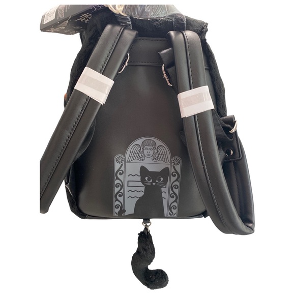 Hocus Pocus Loungefly Binx Black Cat Plush Disney Mini Backpack Candle NWT - Picture 4 of 12
